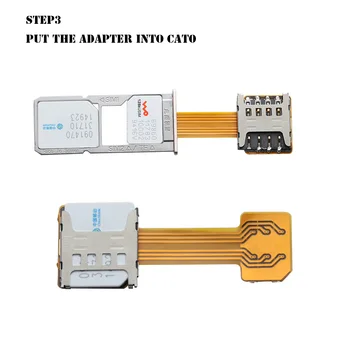 Didmeninės Kainos Universalus Praktinis TF Hibridas Sim kortelės Lizdas dvi SIM Extender Kortelė, Adapteris Micro SD Extender 