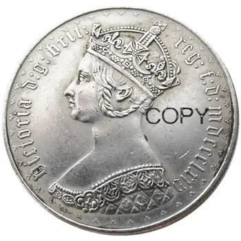 DIDŽIOSIOS BRITANIJOS Viktorija (1852-1881) 8PCS Datas Pasirinko 1 Florinas Sidabro Padengtą Kopijuoti Monetos