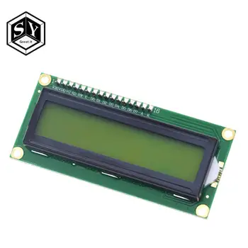 DIDŽIOSIOS JI LCD1602+I2C LCD 1602 modulis Blue/Green screen PCF8574 IIC/I2C LCD1602 Adapterio plokštė