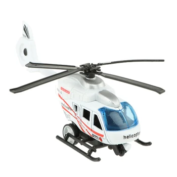 Diecast Policijos Sraigtasparnis Modelį (Mastelis 1/43) Mini Traukti Atgal Žaislas Švietimo Žaislai, Dovanos Vaikams, Berniukai