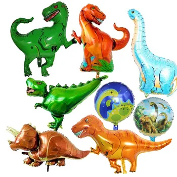 Dino Gimtadienio Dinozauras, Popieriaus, Šiaudelių Su Gimtadieniu Popieriaus Girliandą Vaikams Berniukas Gimtadienio Decorationa Džiunglių Šaliai Dekoro