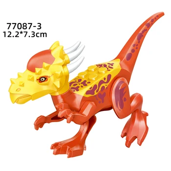 Dinozaurų Pasaulis, Statyba Blokai Vaikai Surinkti Žaislą Plytų Dinozaurų Žaislas Pterosaurs Triceratopsas Duomenys Modelis Žaislai Vaikams Dovanų