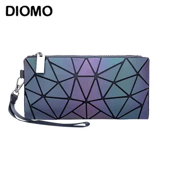 DIOMO 2020 Naujas Mini Pinigų Pack Riešo Krepšys Slim Plonos Moterys Šviesos Geometrinis Monetos Rankinėje Ponios Piniginėse Pinigų Maišas