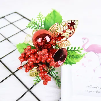Dirbtinių Gėlių, Uogų Kalėdų Eglutė Įrengimas Plastikiniai Padirbtų Augalų Kalėdų Filialai Kalėdų Ornamentu Vestuvių Dekoras