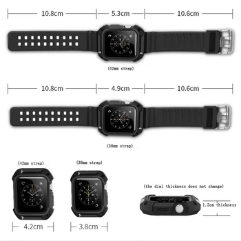 Dirželis apple watch band atveju 5 4 44mm 40mm silikono iwatch watchband 42mm 38mm 3/2/1 apyrankė kaučiukas diržo&padengti Priedai