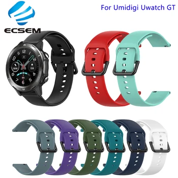 Dirželis UMIDIGI Uwatch GT Smart Watch priedų pakeitimo apyrankės dydis L S reguliuojamas kilpos apyrankę gryno spalvų juostos