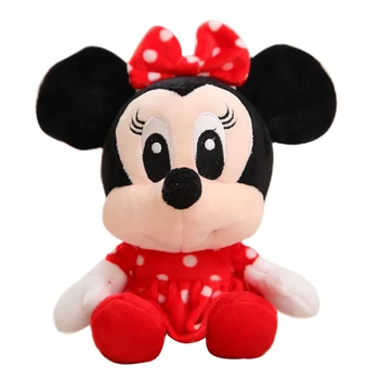 Disney Iškamšos Pliušinis Mickey Mouse Minnie Mikė Pūkuotukas Lėlės Lilo ir Dygsnio Paršelių Keychain Gimtadienio Dovana Vaikas Mergina Žaislas