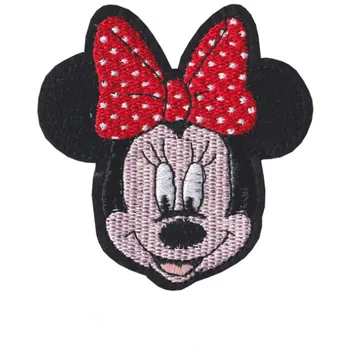 Disney Mickey Minnie Animacinių filmų Geležies pleistras, Siuvinėtų drabužių lopai drabužiai Vaikas Umbreon Medžiaga Lipdukai Drabužis Appliques