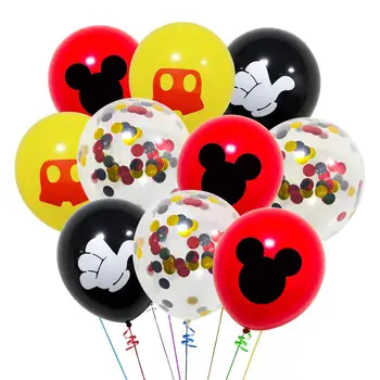 Disney Mickey Mouse Gimtadienio Reikmenys Vienkartiniai Indai Gimtadienio Dekoracijas Vaikai Popieriaus, Šiaudų, Popieriaus Plokštės