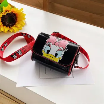 Disney Mickey mouse Merginos krepšys naujas mados mažas maišelis vaikų pečių maišą berniukas ir mergaitė Minnie monetų krepšys