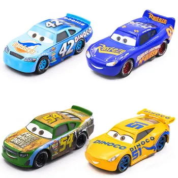 Disney Pixar Automobilių Žaibas McQueen Nešiojamų Saugojimo Dėžutė Su Jackson Audra Mack Dėdė 1:55 Metalo Diecast Automobilių Žaislas Kalėdų Dovana