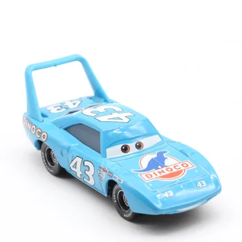 Disney Pixar Cars 2 3 Žaibas McQueen NR.:43 Jauniklį Hicks Metalo Diecast Žaislas Automobilis 1:55 Prarasti visiškai Naujas Akcijų ir Nemokamas Pristatymas