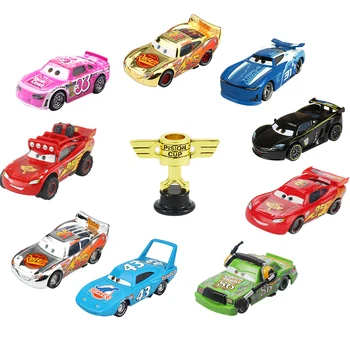 Disney Pixar Cars 2 3 Žaibas McQueen Piston Cup 1:55 Vehical Modelio Automobilių Žaislai Naujųjų Metų Dovana Vaikams