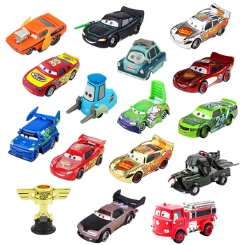 Disney Pixar Cars 2 3 Žaibas McQueen Piston Cup Diecast Transporto priemonės Karšto Žaislai Modelis Gimtadienio Dovana Berniukas