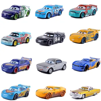 Disney Pixar Cars 3 Cars 2 Naujas Žaibas McQueen Jackson Audra Smokey Diecast Metal Automobilio Modelį Žaislas Vaikams Kalėdų Dovana
