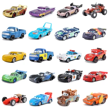 Disney Pixar Cars 3 Žaibas McQueen Mater Jackson Audra Ramirez 1:55 Diecast Transporto Priemonės, Metalo, Naujas Aukso Nr. 95 Žaislai, Automobilių Berniukai Dovana