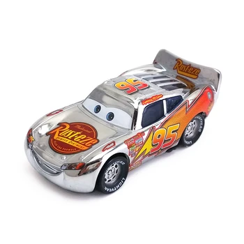 Disney Pixar Lenktynės 3 40 stiliaus electroplated aukso McQueen ir Raymond 1:55 lieto metalo lydinio automobilių berniukas vaikų žaislas dovana