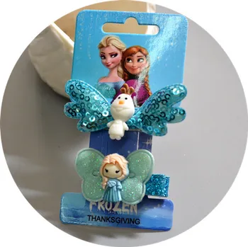 Disney princesė vaikų plaukų įrašą Užšaldyti Elsa staigius mergina, dovana, papuošalai lėlės Priedų