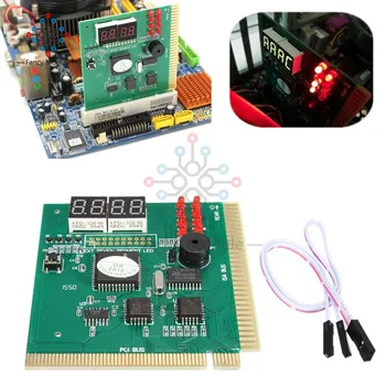 Diymore LED 4 Skaitmenų Analizė Diagnostinis Testeris POST Card PCI PC Analizatorius Plokštė