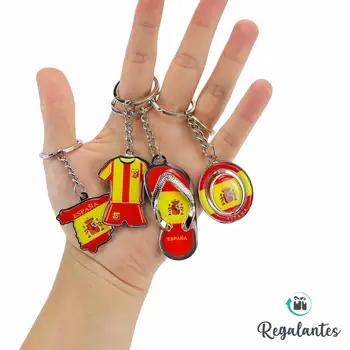 Dovanos, keychain, metalo keychains, su Ispanijos vėliava, vestuvių dovanos ar reklaminės dovanos ir progoms