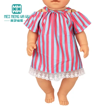 Drabužių lėlės Mados panda striukė, kostiumas tinka 18inch 43-45cm kūdikių žaislas naujas gimęs lėlės ir Amerikos lėlė Mergaitė dovana