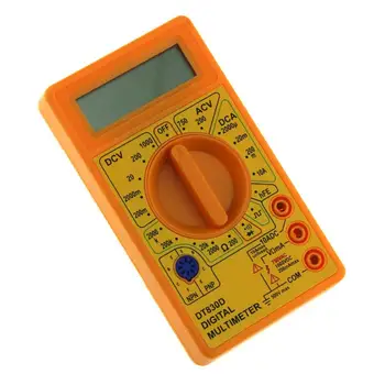 DT-830D Mini Pocket Skaitmeninis Multimetras 1999 Skaičiuoja AC/DC Volt Amp Ohm Diodų hFE Tęstinumą Testeris Ammeter Voltmeter Ohmmeter