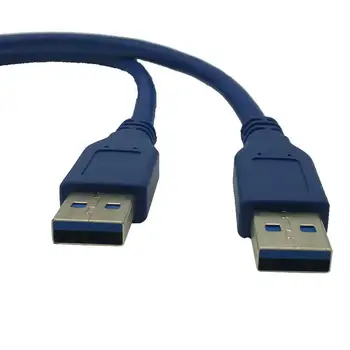 Dual 2 Uostą USB3.0 USB 3.0 Male prie Motininės Plokštės 20Pin Kabelio Adapteris 19 Pin USB prailginimo kabelis