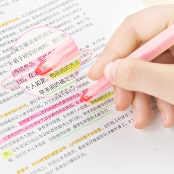 Dual Galvos Rašymo 2 in 1 žymėjimo įrankis Pen Japonijos Raštinės reikmenys Mielas mokyklinės prekės, Raštinė