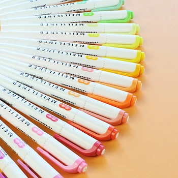 Dukart galvą, vandens pagrindo spalva rašikliai studentų žymekliai office šviesios spalvos žymekliai studentų rašikliai mokyklos dailės reikmenys