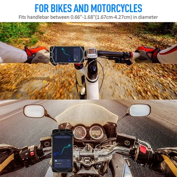 Dviračių Motociklų Telefono Turėtojas Jojimo Mobiliojo Telefono Laikiklis Universalus iPhone 