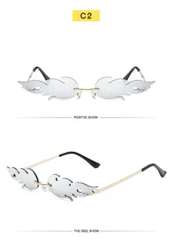 Dviračių Ugnies Liepsna, Akiniai nuo saulės Moterims Prekės ženklo Dizaineris Taškus Banga Akiniai Prabanga Tendencijos Saulės akiniai, DVIRAČIŲ priedai 2020 m.