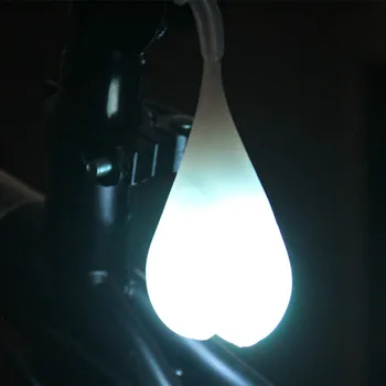 Dviračių Uodega Silikono Šviesos Dviratį Vandeniui Naktį LED Įspėjamieji Žibintai Dviračių Sėdynės atlošo Kiaušinių Lempos Lauko kuprinė kabo Lempa