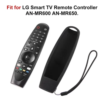 Dėl LG AN-MR600 AN-MR650 AN-MR18BA MR19BA Magic Remote Control Atvejais SIKAI smart OLED TV Apsauginiai Silikono Apima atsparus smūgiams