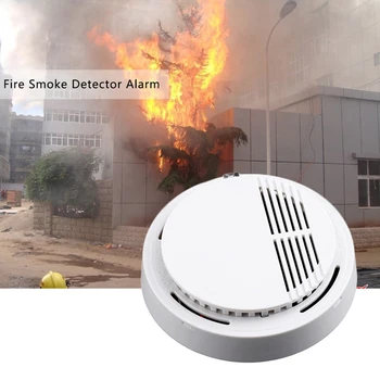 Dūmų detektorius gaisro signalizacijos detektoriai Nepriklausomų dūmų signalizacijos jutiklis namų biuro Apsaugos linijiniai dūmų signalizacijos