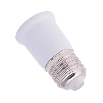 E27 į E27 Pratęsimo Bazinė LED Šviesos Lempos Lemputė Adapterio Lizdas Konverteris Jungtis CFL lemputės, lempos adapteris