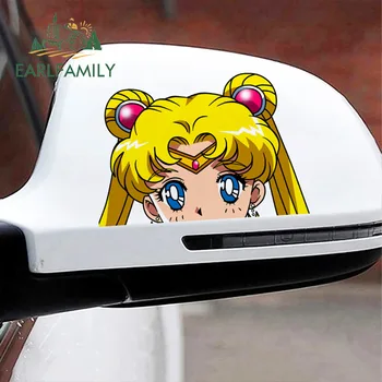 EARLFAMILY 13cm Už Sailor Moon Kūrybos Automobilių Apdailos Lipdukai Lipdukas 