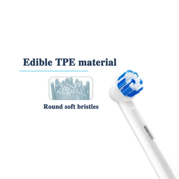 EB60 Pro Guma Priežiūros Pakeitimas Teptuku Vadovai Braun Oral-B Sensi Ultra Plonas 0.01 mm Minkšta Šerių Galvos Švarios Guma toothbrus vadovai