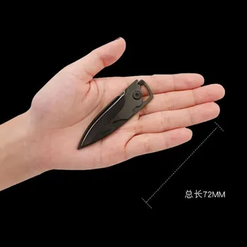 EDC Universalus peilis, mini keychain Daugiafunkcinis multi įrankis, raktas kišenėje laišką stovyklos lauko paruošti skustukas žievelės sklypo atvira