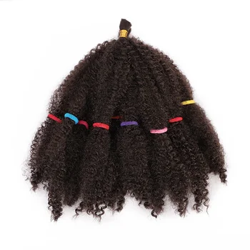 ELEGANTIŠKAS MŪZOS Sintetinių Afro Keistą Garbanoti Palaidi Nėrimo Nerijos HairHairstyles Plėtiniai Curl Nėrimo Sintetinių Plaukų Kasytės