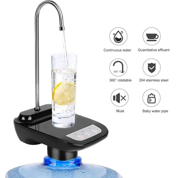 Elektrinis Vandens Dozatorius Belaidžio Nešiojamieji Elektriniai Automatinis Vandens Siurblys, Kibiras Butelį Įpilkite USB Įkrovimo