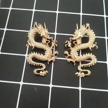 EM113 Naujos Asmenybės Stiliaus Kinijos Drakonas Lydinio Lašas Auskarai Populiarus, Juvelyriniai dirbiniai Didmeninė