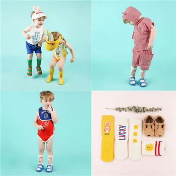 EnkeliBB Puiki Kolekcija Vaikams Vamzdis Korėjos Stiliaus Kojinės Kūdikiui Berniukas Mergaičių Mados Vamzdis Kojinės Animacinių Filmų Ledų Modelis Medvilnės Kojinių
