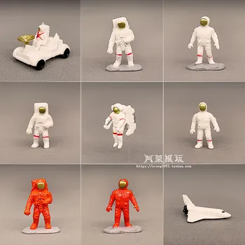 Erdvėlaivio Modelį, Statulėlės Astronautas Mini mažoje Erdvėje, Transporto priemonės Rover Kosmosą Erdvėlaivis 