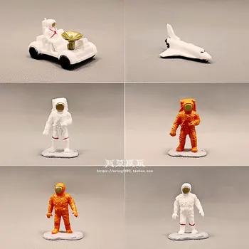 Erdvėlaivio Modelį, Statulėlės Astronautas Mini mažoje Erdvėje, Transporto priemonės Rover Kosmosą Erdvėlaivis 