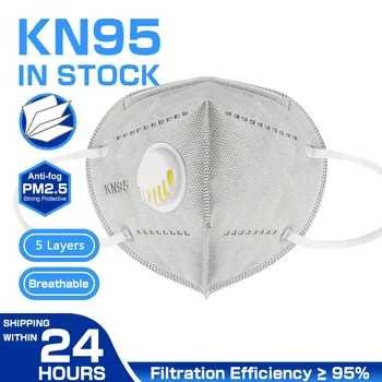 FFP2 KN95 kaukės CE mascarilla Apsauginė veido kaukė Filtravimo Burną Kvėpuojantis 95% filtravimo Stabdžių dulkių Respiratorius mascarillas