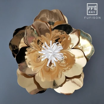 FFS, vestuvių dekoravimas popieriaus 3D dirbtinių Gėlių trimatis apdailos šalis vestuvių vitrina Sienų Apdaila