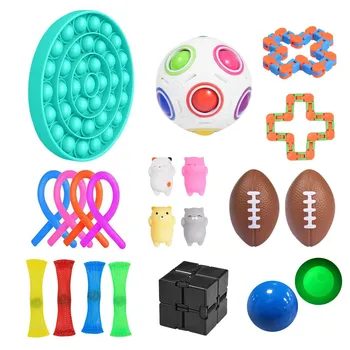 Fidget Žaislai Įtempių Žaislai Paprasta Dimple Riebalų Smegenų Žaislai Anti Stresas Pop Burbulas Fidget Jutimo Žaislas Vaikams Suaugusieji