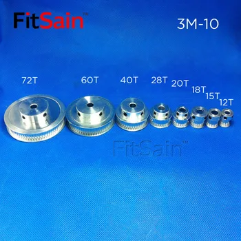 FitSain-3M Plotis-10mm gumos laiko juosta konvejerio su sinchroninio diržas, diržas