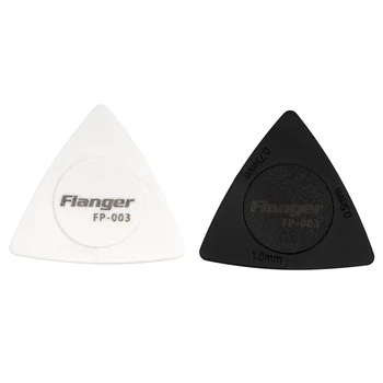 Flanger 10vnt Patentuota Trikampis Gitara kirtikliai 1.0 0.75 0.5 mm Storio 1 Pick PC + ABS Medžiagos Antislip Stiliaus Susitvarko FP-003