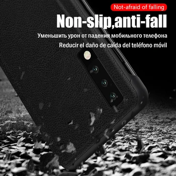 Flip Case For Samsung Galaxy A70 A10 A20 A30 A40 A50 Smart Langą Odinis dėklas Dangtelį Sansung sumsung 70 50 10 Fundas Coque